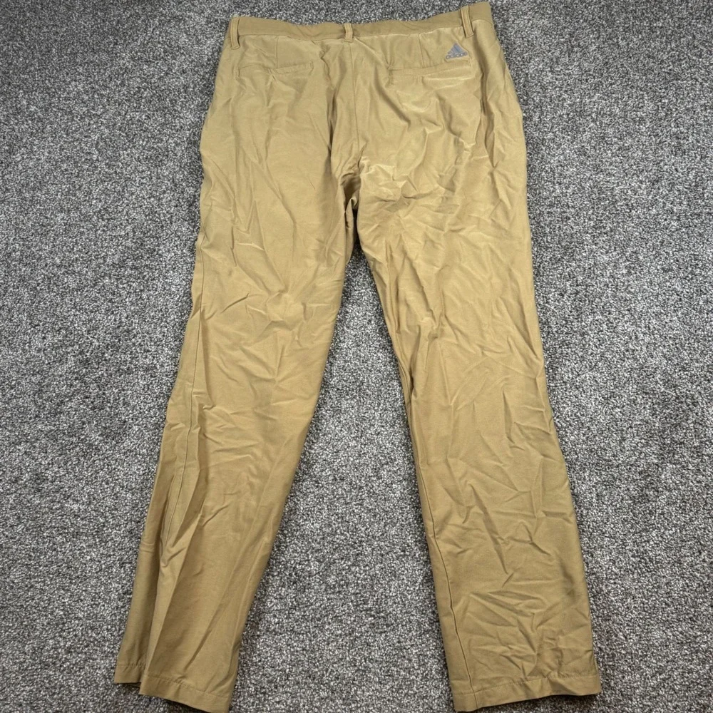 Adidas Ultimate 365 Golf Pants Performance‎ Khaki Trousers Mens Size 36